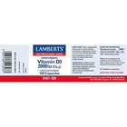 Lamberts Vitamin D3 2000iu (50µg) Capsules (120)