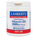 Lamberts Vitamin D3 2000iu (50µg) Capsules (120)