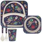 Bamboo Eating Set Spaceman