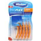Wisdom Pro Flex Orange Interdental Brushes 0.45mm 5pcs