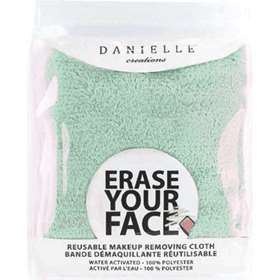 Erase Your Face Make-up Remover Cloths Mint Green