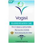 Vagisil Bladder Weakness Care 2-in-1 Fresh & Gentle Wipes 12