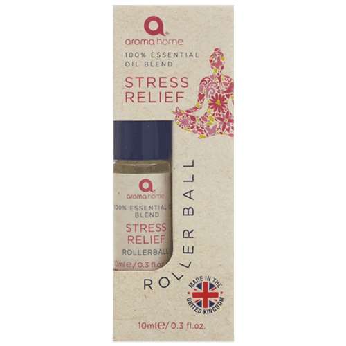 Aroma Home Stress Relief Essential Oil Blend Rollerball 10ml