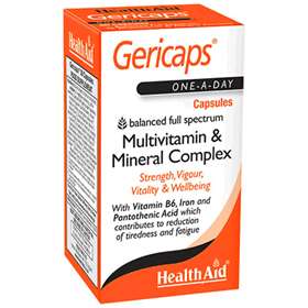 HealthAid Gericaps Multivitamin & Mineral Complex 60 Capsules