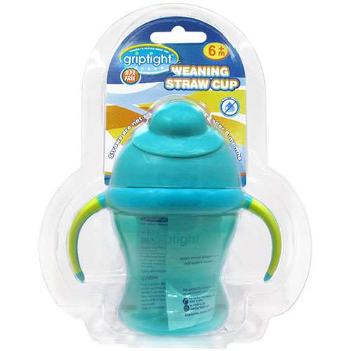 Griptight Weaning Straw Cup Blue