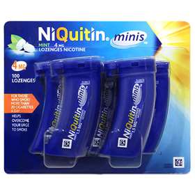 NiQuitin Minis 4mg Lozenges 5 Pack - 100 Lozenges