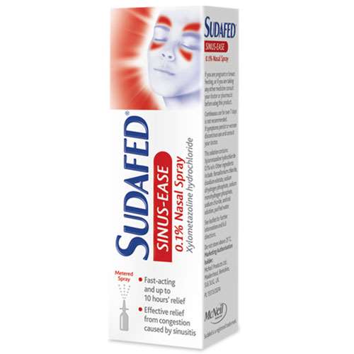 Sudafed Sinus-Ease 0.1 Nasal Spray 15ml