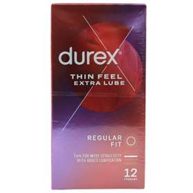 Durex Thin Feel Extra Lube 12 Pack