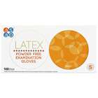  Latex Powder Free Examination Gloves Small 100 (ASAP)