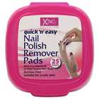 XNC Quick 'n' Easy Nail Polish Remover Pads 25