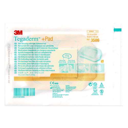 Tegaderm + Pad Single Dressing 9cm x 10cm REF 3586/3586E