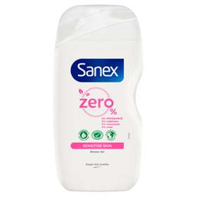 Sanex Zero Sensitive Skin Shower Gel 225ml