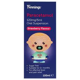 Paracetamol 2+Months 120mg/5ml Oral Suspension 100ml