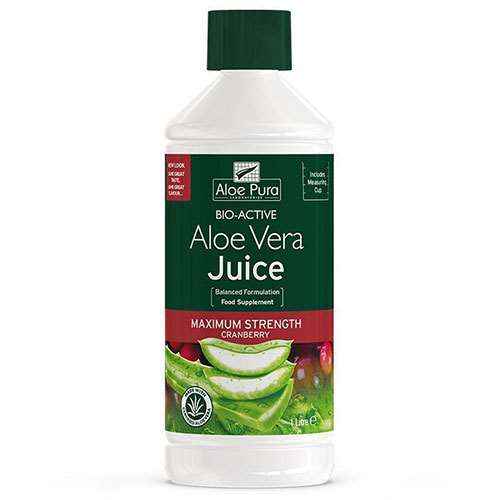 Aloe Pura Aloe Vera Juice Cranberry 1L