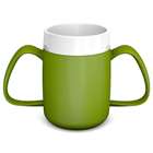 Ornamin Two-Handled Thermal Mug - Green