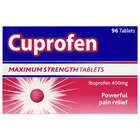 Cuprofen Maximum Strength Tablets 96