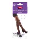 Silky Medium Support Tights Barely Black Medium 1 Pair