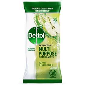 Dettol Multi Purpose Cleaning Wipes Green Apple 30