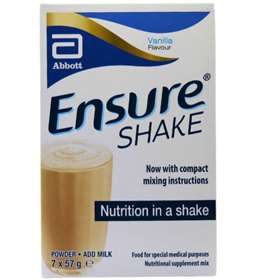 Ensure Shake Vanilla 7 x 57g Sachets