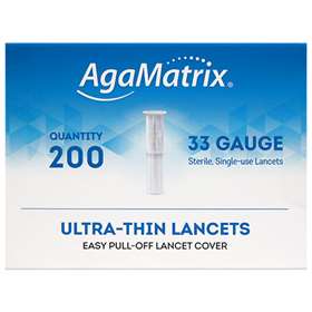 AgaMatrix Ultra-Thin Lancets 33G (200)