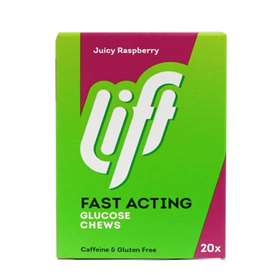 Lift Raspberry Fast Acting Glucose Chews 20