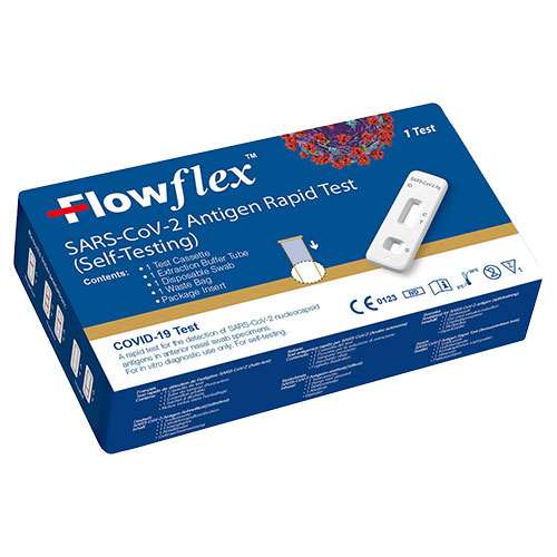 Click to view product details and reviews for Flowflex Covid 19 Rapid Test X1.