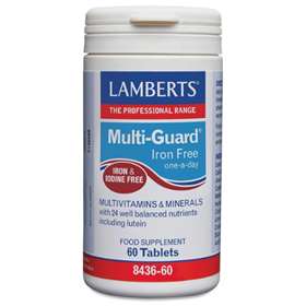 Lamberts Multi Guard Iron Free 60 Tablets