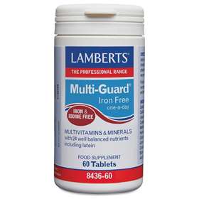 Lamberts Multi Guard Iron Free 60 Tablets