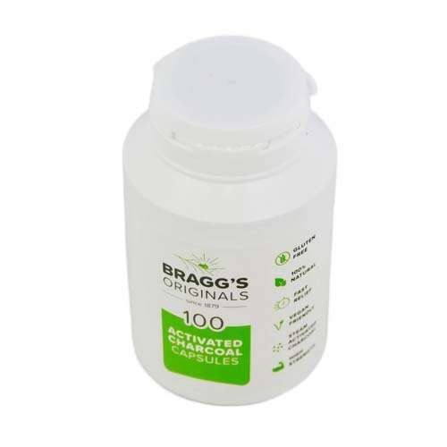 Braggs Originals Activated Charcoal Capsules 100