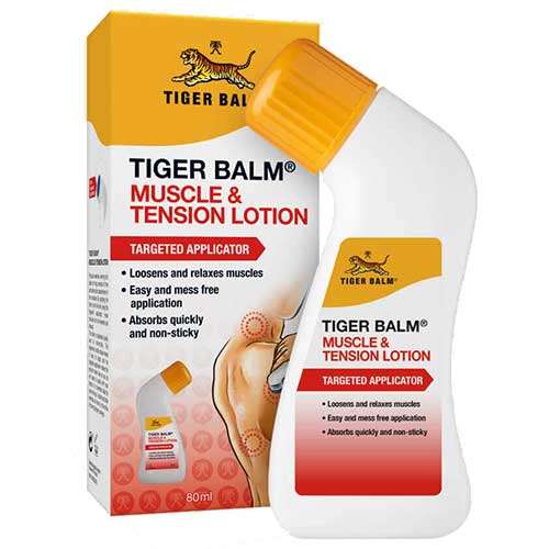 Tiger Balm Muscle and Tension Lotion 80ml