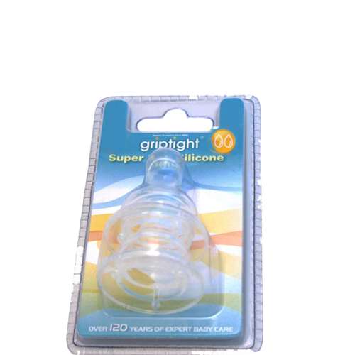 Griptight Super Soft Silicone Teats Medium 2