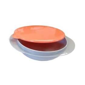 Griptight Suction Feeding Bowl With Lid  Pink