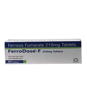 FerroDose-F 210mg Tablets 84