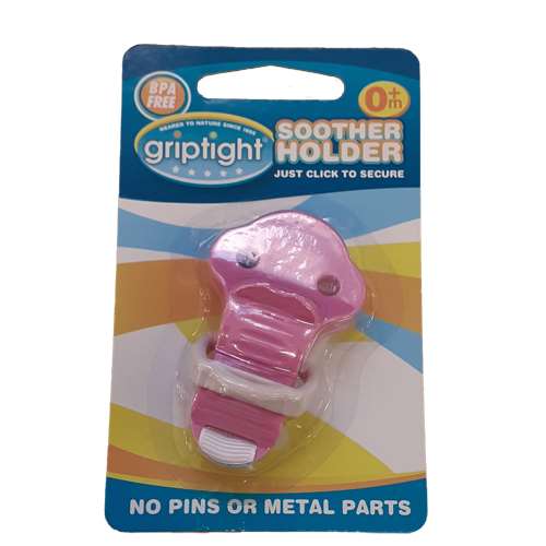 Click to view product details and reviews for Griptight Soother Holder Pink. Click to view product details and reviews for Griptight Soother Holder Pink.
