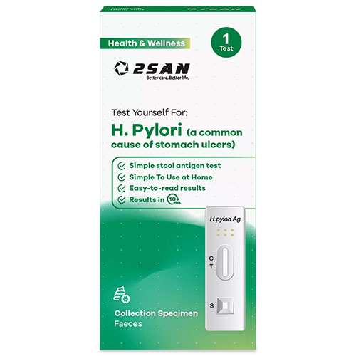 2San H. Pylori Stomach Ulcer Home Test - Single Pack