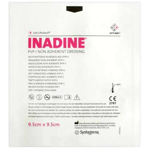 Click to view product details and reviews for Inadine Pvp I Non Adherent Dressing Po1491 95x95cm 1 Dressing.