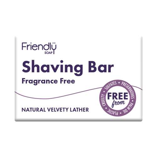 Friendly Soap Shaving Bar Fragrance Free