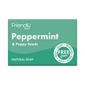 Friendly Soap Natural Soap Peppermint & Poppy Seeds