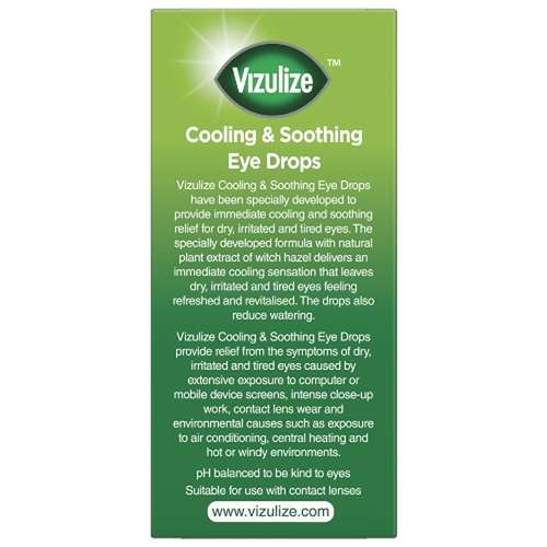 Vizulize Cooling and Soothing Eye Drops 10ml