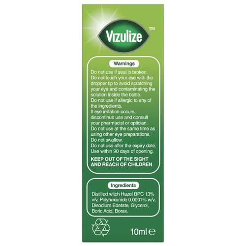 Vizulize Cooling and Soothing Eye Drops 10ml