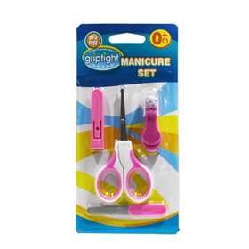 Griptight Manicure Set Pink