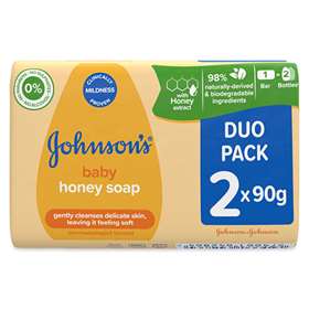 Johnsons Baby Honey Soap Duo Pack 2x90g