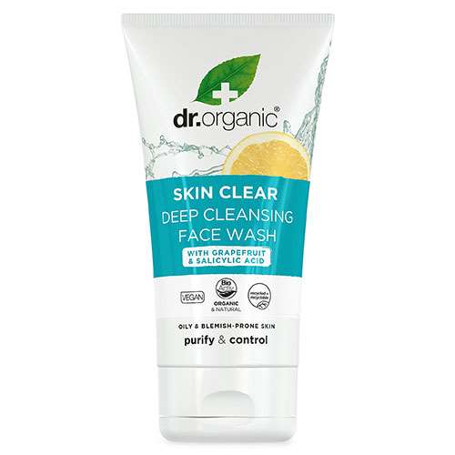 Dr.Organic Skin Clear Deep Cleansing Face Wash 125ml