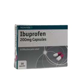 Numark/Galpharm Ibuprofen 200mg Capsules 16