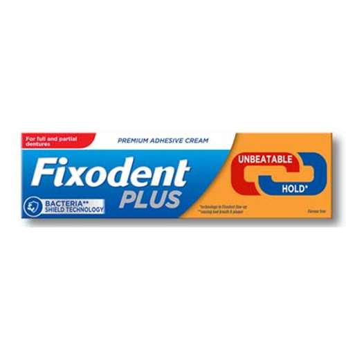 Click to view product details and reviews for Fixodent Plus Unbeatable Hold Adhesive Cream 40g.