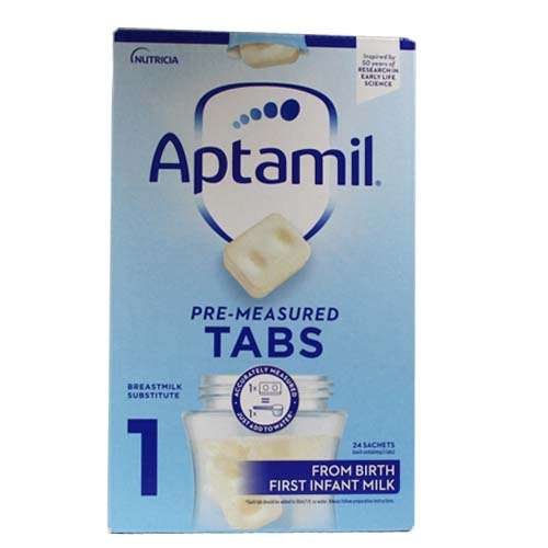 Aptamil 1 Pre Measured Tabs 24 Sachets