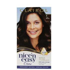 Clairol-Nice And Easy Permanent Colour No4 Dark Brown