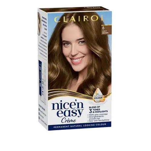 Click to view product details and reviews for Nicen Easy Permanent Hair Colour No 6 Light Brown.
