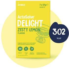 Aymes Actasolve Delight Zesty Lemon 7 x 57g