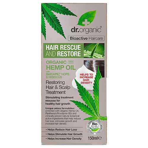 Dr.Organic Hemp Oil Hair and Scalp Treatment Mousse 150ml